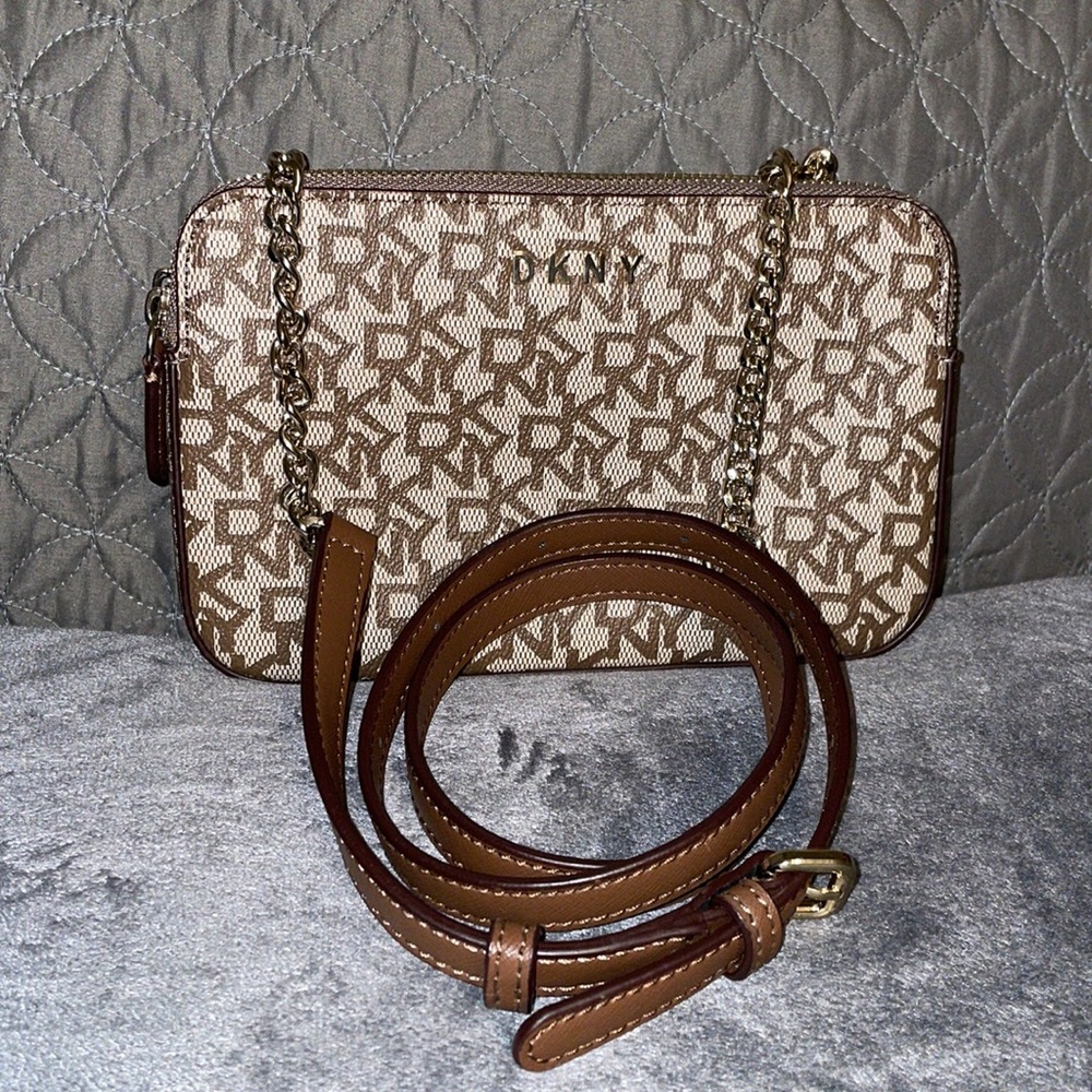 DKNY Monogram Crossbody Handbag